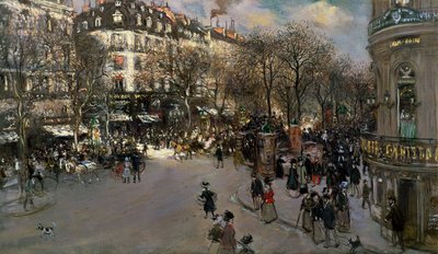 Le Boulevard des Italiens, vers 1900 - Jean Francois Raffaelli